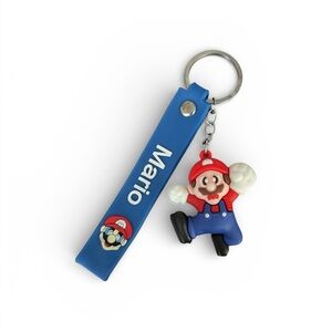 Mario Blue and Red Keychain